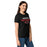 Side view of Odessa High School Bronchos Women's Black SoftStyle T-shirt 017