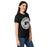 Side view of Permian High School Panthers Women's Black SoftStyle T-shirt 239