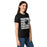 Side view of Permian High School Panthers Women's Black SoftStyle T-shirt 235