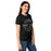 Side view of Permian High School Panthers Women's Black SoftStyle T-shirt 201