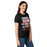 Side view of Porter High School Spartans Women's Black SoftStyle T-shirt 232