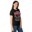 Side view of Porter High School Spartans Women's Black SoftStyle T-shirt 204