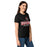 Side view of Porter High School Spartans Women's Black SoftStyle T-shirt 202