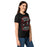 Side view of Porter High School Spartans Women's Black SoftStyle T-shirt 207