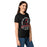 Side view of Porter High School Spartans Women's Black SoftStyle T-shirt 206