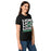 Side view of Spring High School Lions Women's Black SoftStyle T-shirt 235