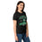 Side view of Spring High School Lions Women's Black SoftStyle T-shirt 221