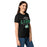 Side view of Spring High School Lions Women's Black SoftStyle T-shirt 040