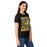 Side view of Tomball West High School Tigers Women's Black SoftStyle T-shirt 226