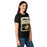 Side view of Tomball West High School Tigers Women's Black SoftStyle T-shirt 001