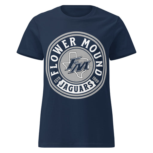 Flower Mound High School Jaguars Women's Navy Blue SoftStyle T-shirt 220
