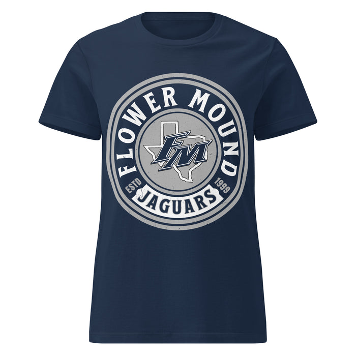 Flower Mound High School Jaguars Women's Navy Blue SoftStyle T-shirt 220