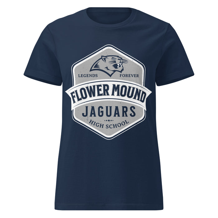 Flower Mound High School Jaguars Women's Navy Blue SoftStyle T-shirt 209