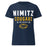 Nimitz High School Cougars Women's Navy Blue SoftStyle T-shirt 003