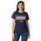 Lady wearing Nimitz High School Cougars Women's Navy Blue SoftStyle T-shirt 049