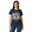 Front view of Nimitz High School Cougars Women's Navy Blue SoftStyle T-shirt 210