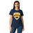 Lady wearing Nimitz High School Cougars Women's Navy Blue SoftStyle T-shirt 221