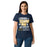 Front view of Nimitz High School Cougars Women's Navy Blue SoftStyle T-shirt 232