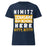 Nimitz High School Cougars Women's Navy Blue SoftStyle T-shirt 231