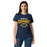 Front view of Nimitz High School Cougars Women's Navy Blue SoftStyle T-shirt 234