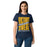 Front view of Nimitz High School Cougars Women's Navy Blue SoftStyle T-shirt 241