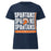 Seven Lakes High School Spartans Women's Navy Blue SoftStyle T-shirt 235