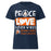 Seven Lakes High School Spartans Women's Navy Blue SoftStyle T-shirt 240