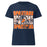 Seven Lakes High School Spartans Women's Navy Blue SoftStyle T-shirt 233