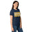 Side view of Nimitz High School Cougars Women's Navy Blue SoftStyle T-shirt 098