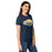 Side view of Nimitz High School Cougars Women's Navy Blue SoftStyle T-shirt 009