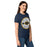Side view of Nimitz High School Cougars Women's Navy Blue SoftStyle T-shirt 203