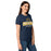 Side view of Nimitz High School Cougars Women's Navy Blue SoftStyle T-shirt 202