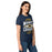 Side view of Nimitz High School Cougars Women's Navy Blue SoftStyle T-shirt 210
