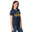 Side view of Nimitz High School Cougars Women's Navy Blue SoftStyle T-shirt 222