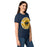 Side view of Nimitz High School Cougars Women's Navy Blue SoftStyle T-shirt 239