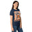 Front view of Seven Lakes High School Spartans Women's Navy Blue SoftStyle T-shirt 226