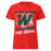 The Woodlands High School Highlanders Women's Red SoftStyle T-shirt 205
