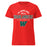 The Woodlands High School Highlanders Women's Red SoftStyle T-shirt 040