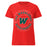 The Woodlands High School Highlanders Women's Red SoftStyle T-shirt 214