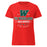 The Woodlands High School Highlanders Women's Red SoftStyle T-shirt 217