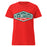The Woodlands High School Highlanders Women's Red SoftStyle T-shirt 009