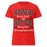North Shore High School Mustangs Women's Red SoftStyle T-shirt 237