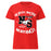North Shore High School Mustangs Women's Red SoftStyle T-shirt 228
