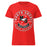North Shore High School Mustangs Women's Red SoftStyle T-shirt 215
