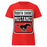 North Shore High School Mustangs Women's Red SoftStyle T-shirt 001