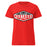 North Shore High School Mustangs Women's Red SoftStyle T-shirt 009