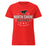 North Shore High School Mustangs Women's Red SoftStyle T-shirt 217