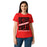 Front view of Porter High School Spartans Women's Red SoftStyle T-shirt 241