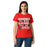 Front view of Porter High School Spartans Women's Red SoftStyle T-shirt 238
