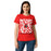 Front view of Porter High School Spartans Women's Red SoftStyle T-shirt 236